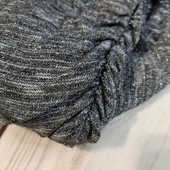 Maurices XL Rouched Side Striped Metallic Top - Picture 10 of 10